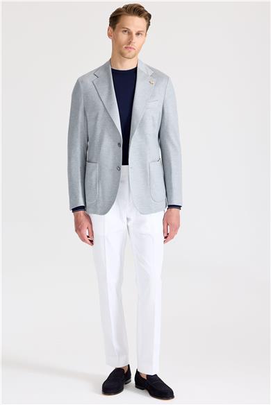 Gri İpek Pamuk Ceket