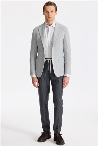 Gri Pamuk Kaşmir Ceket