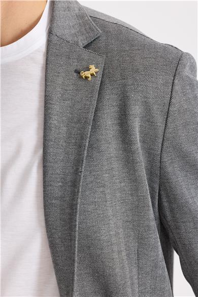 Gri Running Spor Ceket