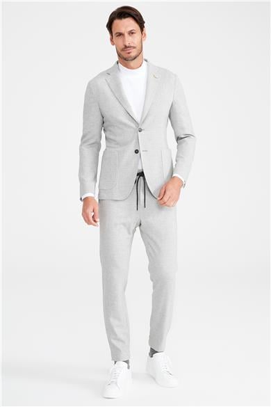 Gri Running Spor Takım Elbise