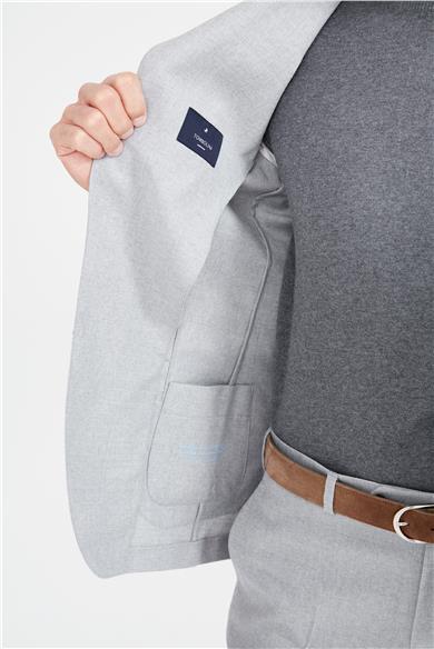 Gri Zero Gravity Yün Takım Elbise