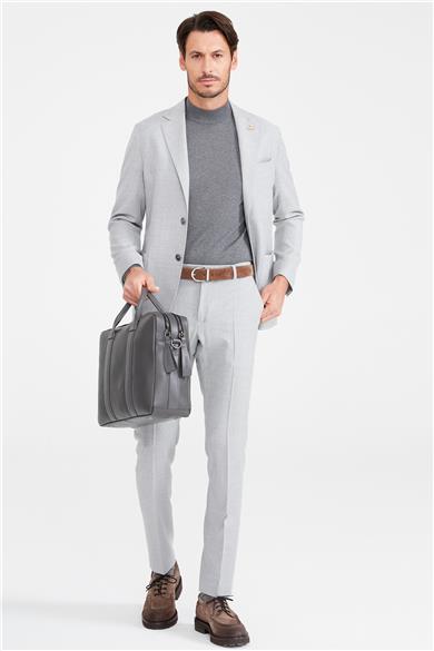 Gri Zero Gravity Yün Takım Elbise