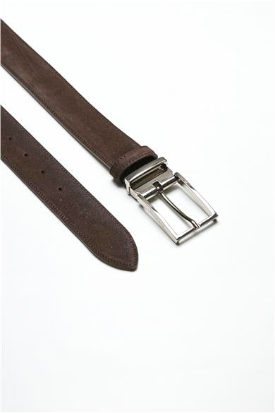 Kahverengi Deri Erkek Kemer