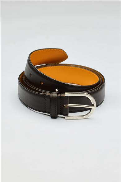 Kahverengi Deri Kemer