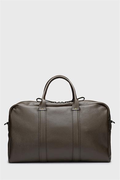 Kahverengi Deri Seyahat Çantası