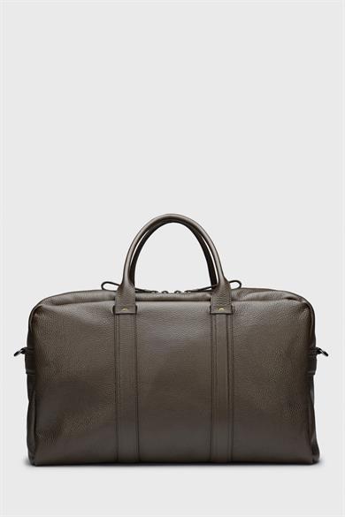 Kahverengi Deri Seyahat Çantası