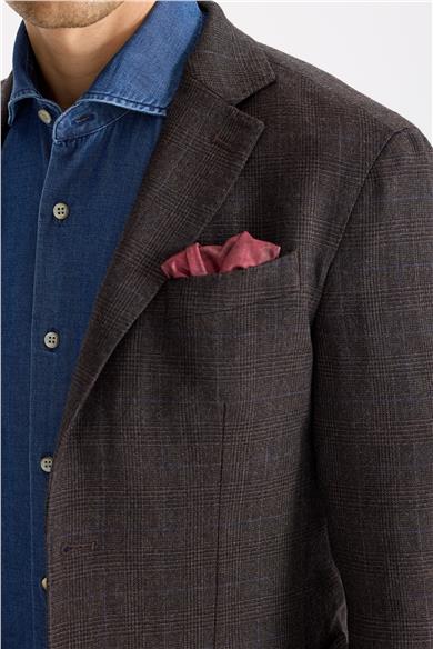 Kahverengi Flanel Yün Takım Elbise