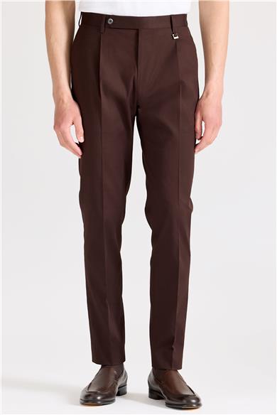 Kahverengi Pamuk Pantolon 