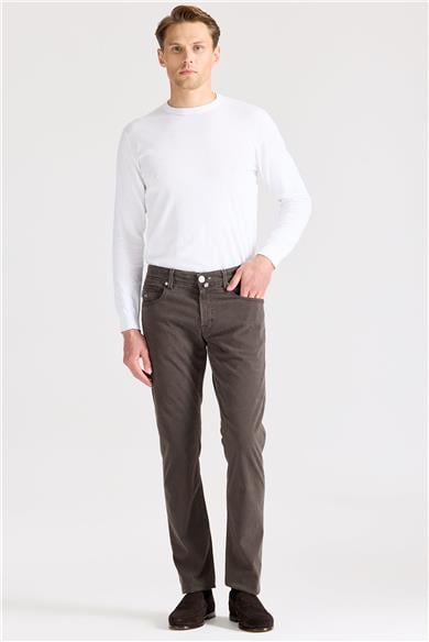 Kahverengi Pamuk Pantolon