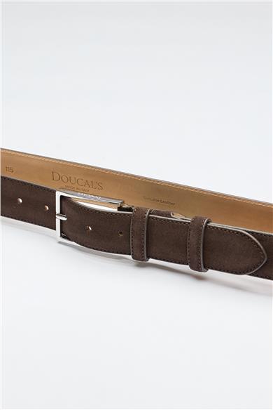 Kahverengi Süed Kemer