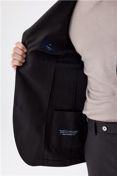 Kahverengi Zero Gravity Yün Takım Elbise 