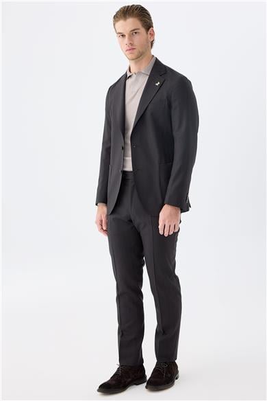 Kahverengi Zero Gravity Yün Takım Elbise 