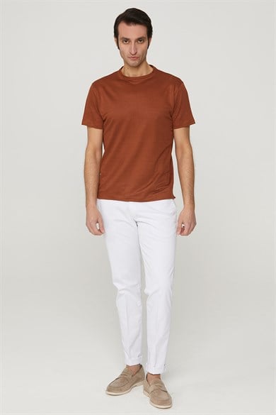 Keten Kiremit Renk Triko