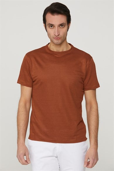 Keten Kiremit Renk Triko