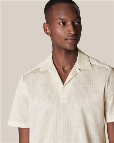 Kırık Beyaz Filo Di Scozia Polo Gömlek