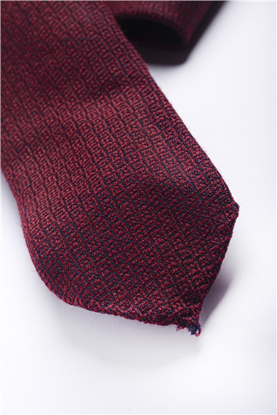 Kırmızı Astarsız Yün Kravat