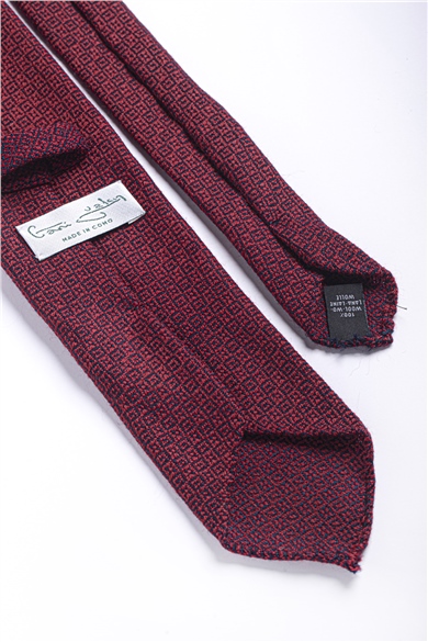 Kırmızı Astarsız Yün Kravat