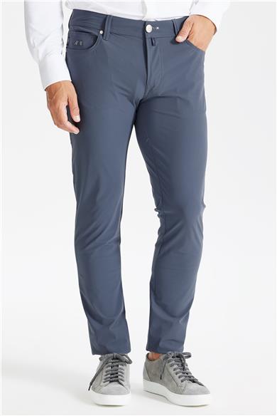 Koyu Gri 5 Cep Teknik Pantolon 