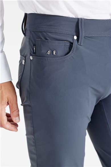 Koyu Gri 5 Cep Teknik Pantolon 