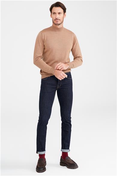 Koyu Mavi Denim Pantolon