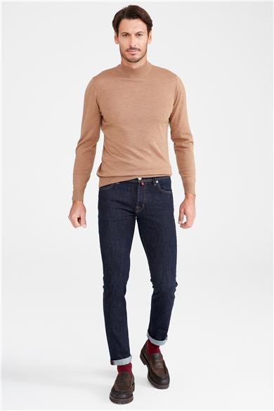 Koyu Mavi Denim Pantolon