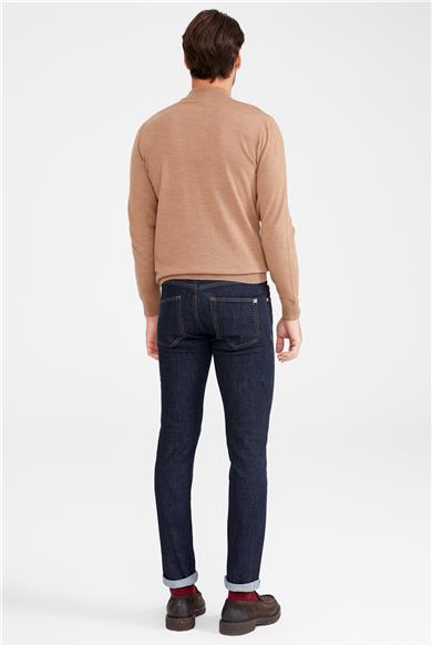 Koyu Mavi Denim Pantolon