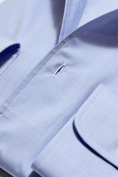 Koyu Mavi One-Piece Pamuk Gömlek