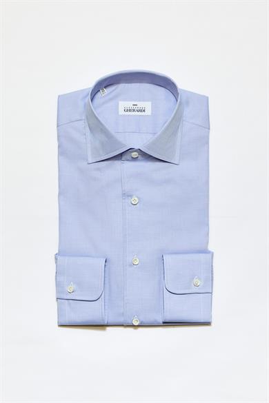 Koyu Mavi One-Piece Pamuk Gömlek