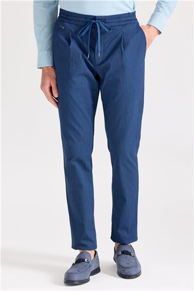 Koyu Mavi Pamuk Pantolon