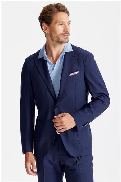 Koyu Mavi Yün Takım Elbise