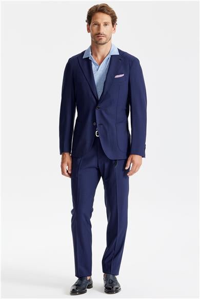 Koyu Mavi Yün Takım Elbise