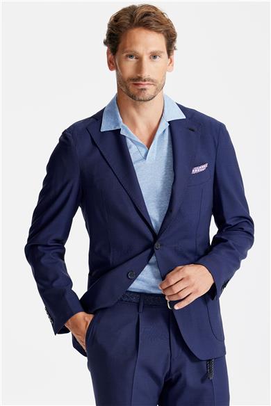 Koyu Mavi Yün Takım Elbise