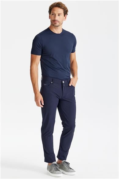 Lacivert 5 Cep Teknik Pantolon 