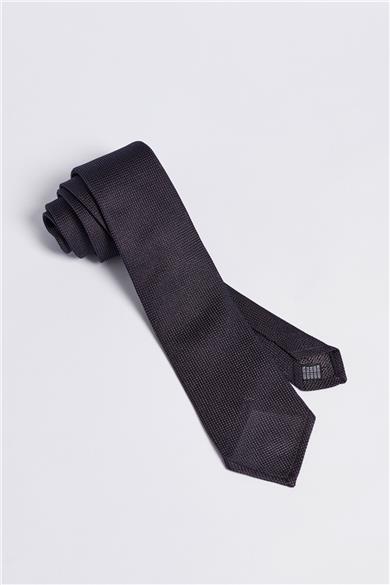 Lacivert Astarsız İpek Kravat