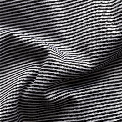 Lacivert Çizgili Filo di Scozia T-shirt