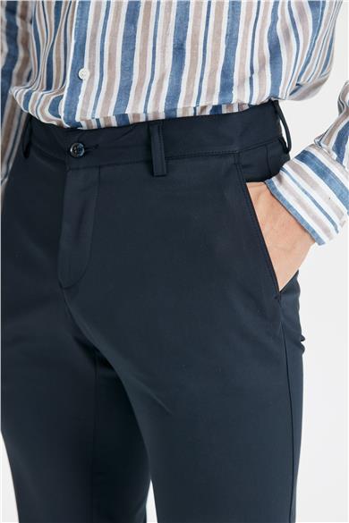 Lacivert Erkek Pamuk Pantolon