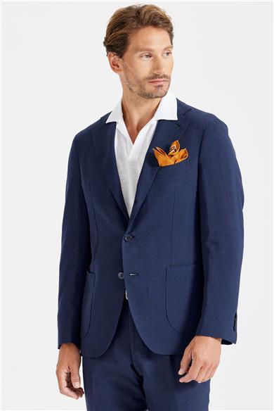 Lacivert Keten Takım Elbise