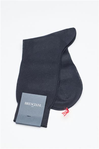 Lacivert Merserize Pamuk Çorap