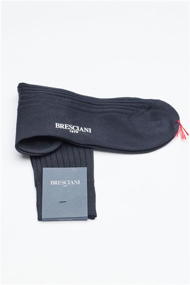 Lacivert Merserize Pamuk Çorap