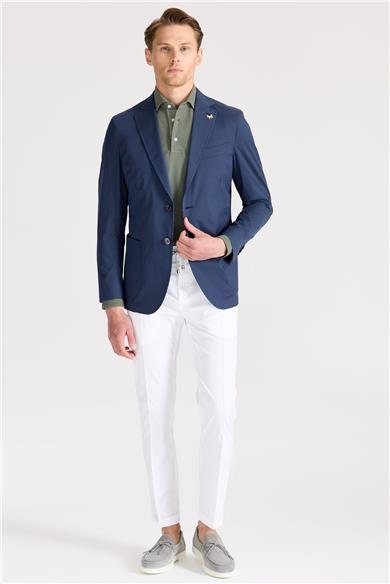 Lacivert Pamuk Ceket