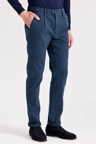 Lacivert Pamuk Chino Pantolon