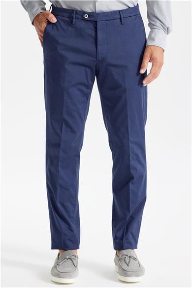Lacivert Pamuk Chino Pantolon