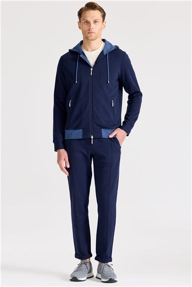 Lacivert Pamuk Eşofman Takımı