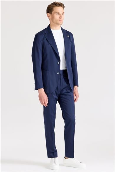 Lacivert Pamuk Takım Elbise