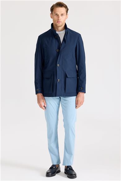 Lacivert Teknik Mont 