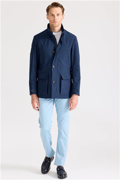 Lacivert Teknik Mont 