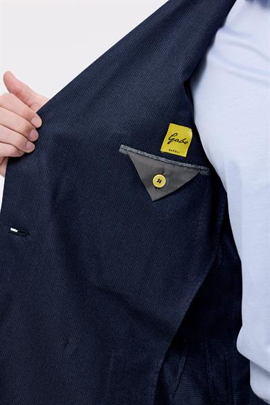 Lacivert Yün Kruvaze Takım Elbise