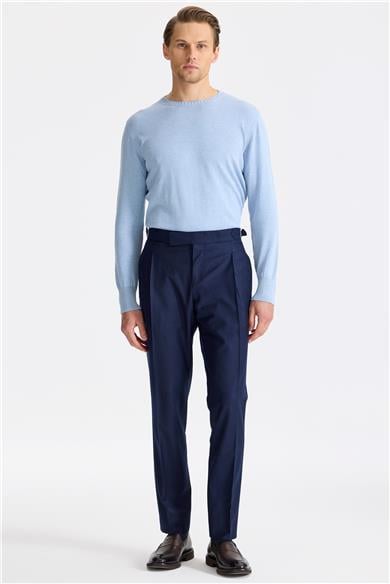 Lacivert Yün Pantolon