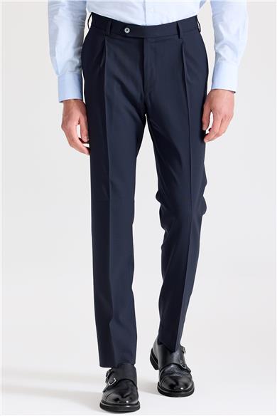 Lacivert Yün Pantolon