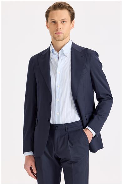 Lacivert Yün Takım Elbise